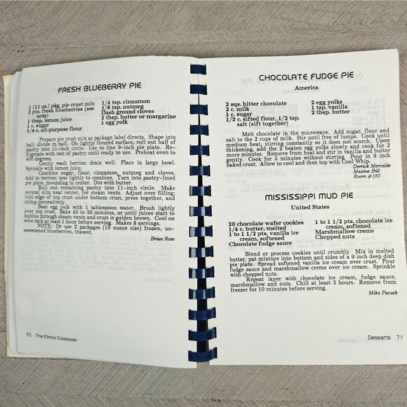 Vintage Ethnic Cookbook Western Pennsylvania Local Recipes Spiral Bound - Picture 5 of 9